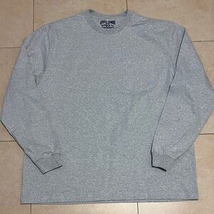 Gray Long Sleeve Tee by Gildan